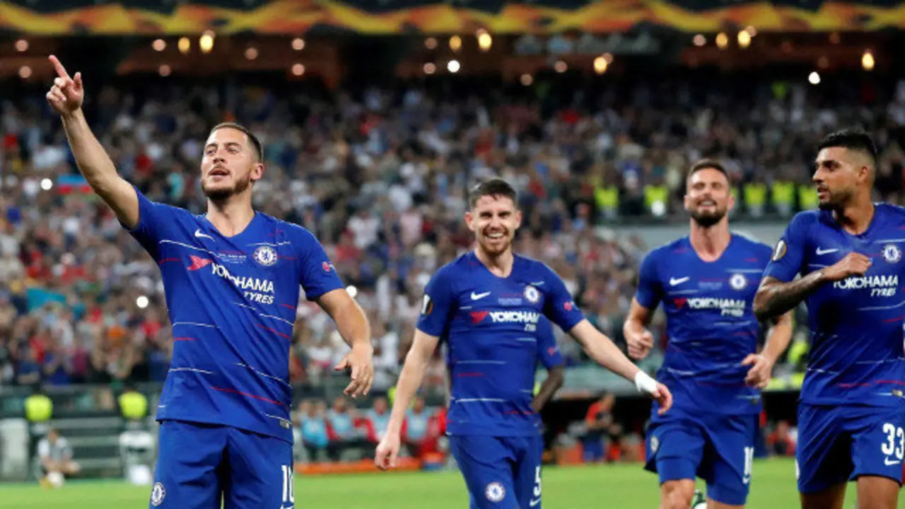 Eden Hazard celebra la anotación de un gol este miércoles. EFE