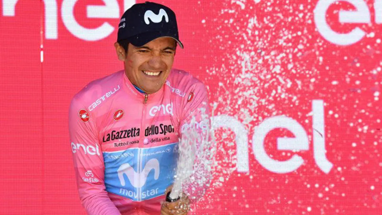 Caparaz celebra la victoria. EFE