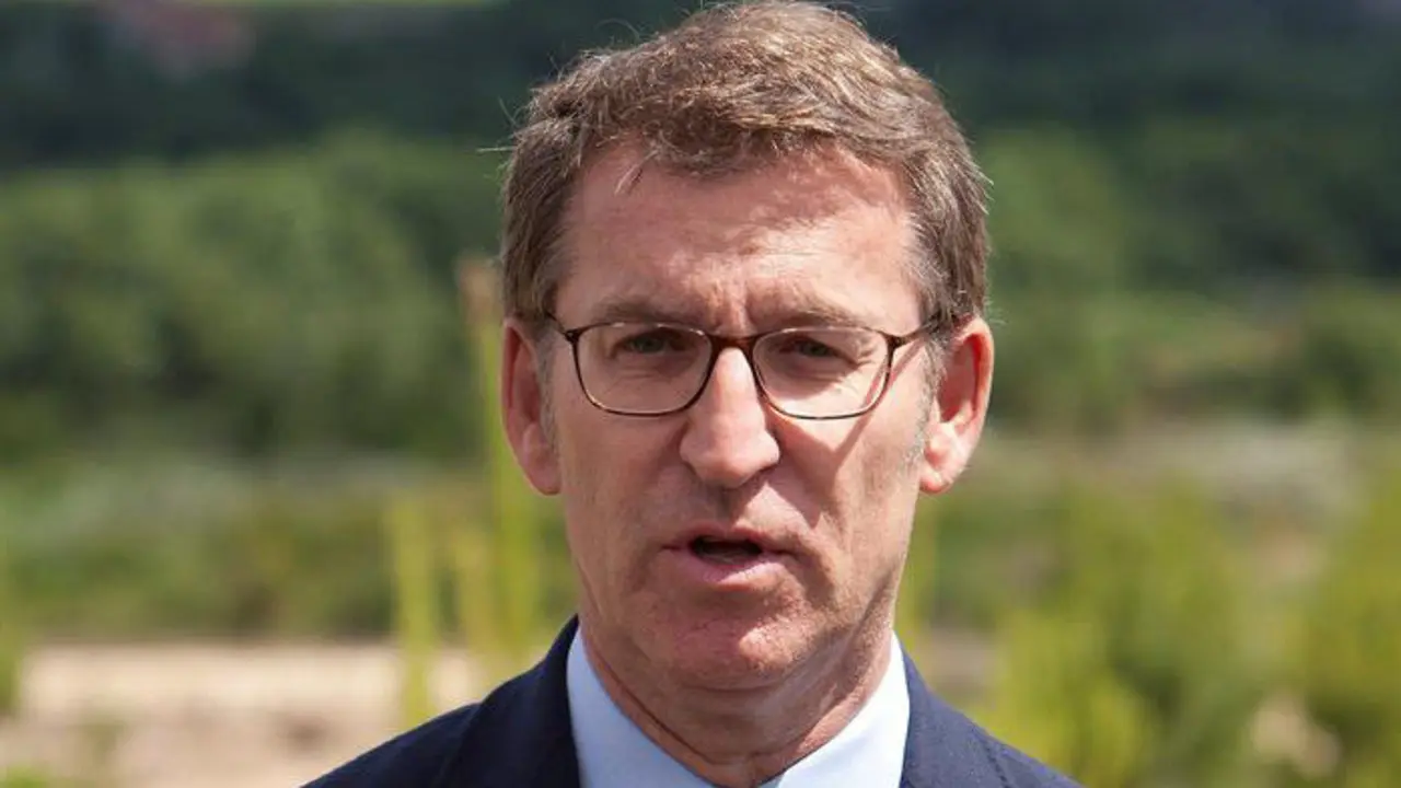 Alberto Núñez Feijóo, esta mañá. EFE