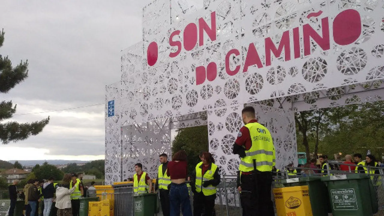 Entrada ao recinto do Son do Camiño. TWITTER