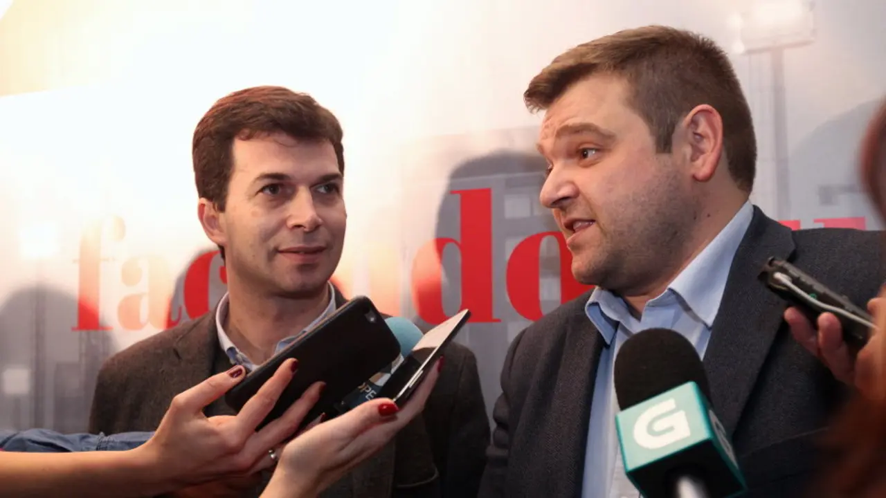 Gonzalo Caballero y Álvaro Santos. J. VÁZQUEZ