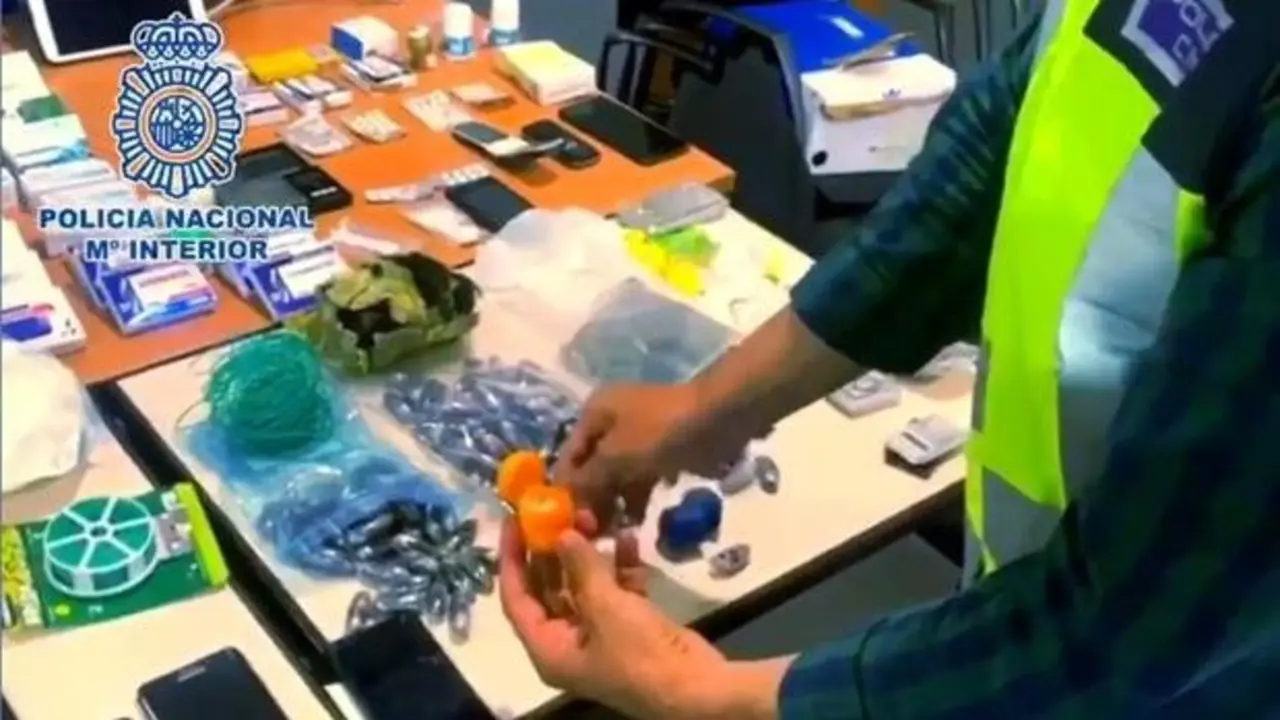 Material incautado por la Policía Nacional. POLICÍA NACIONAL