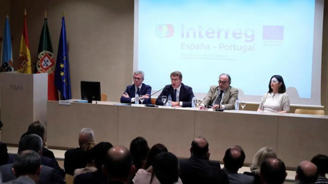 Presentación de los resultados del programa de cooperación Galicia-Norte de Portugal. SALVADOR SAS (EFE)