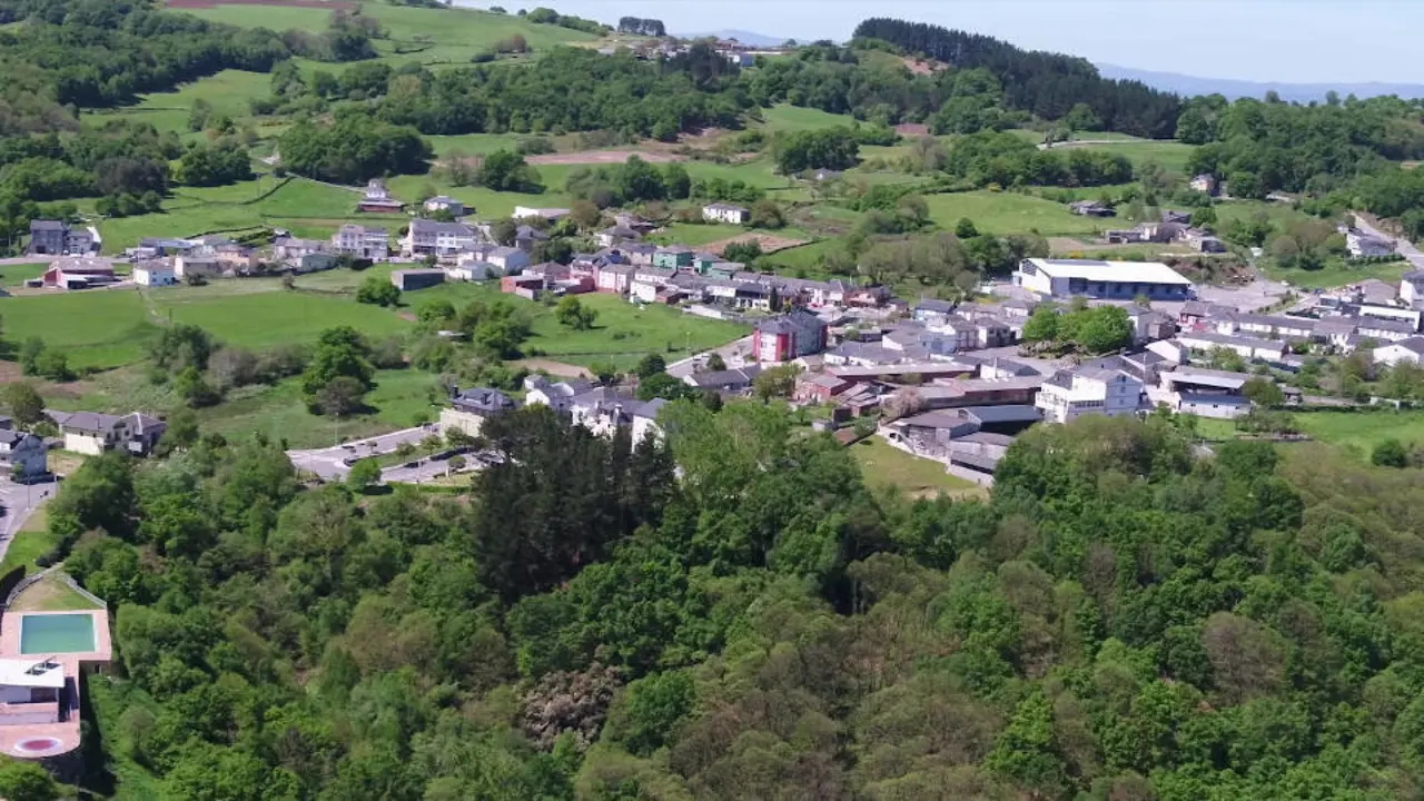 Vista aérea de Paradela