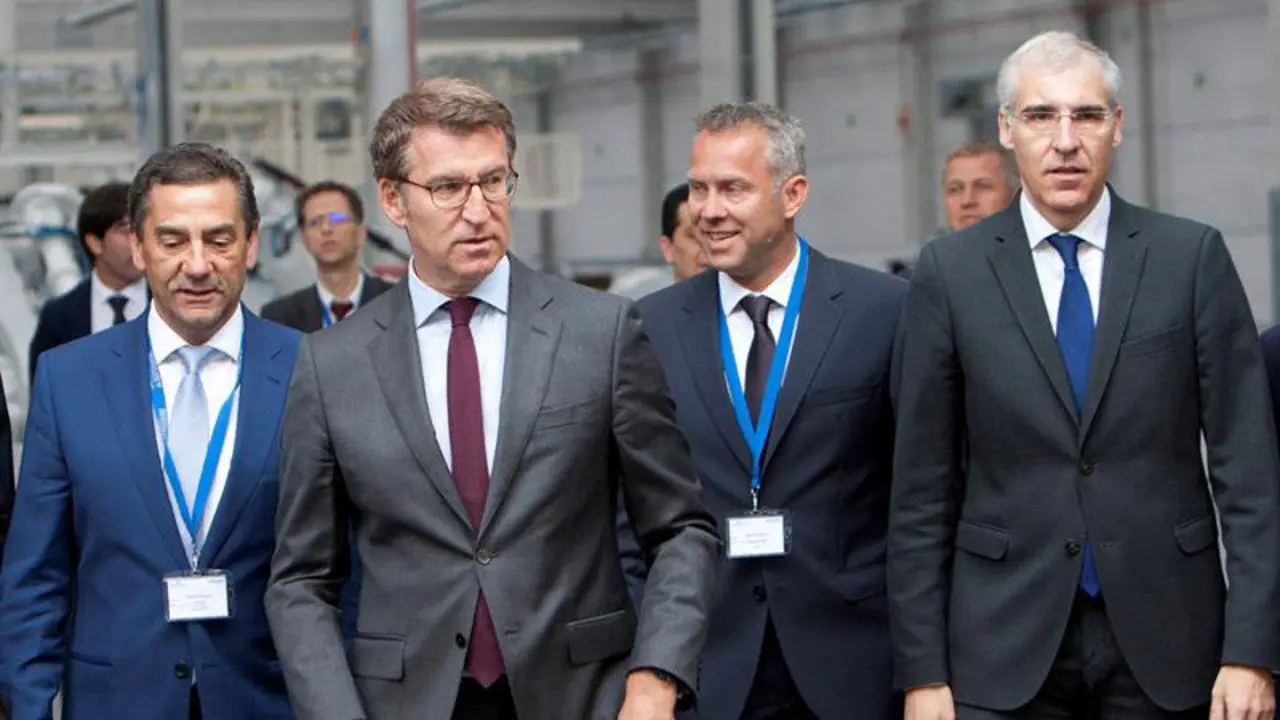 Inauguración de la nueva planta de Benteler. EFE