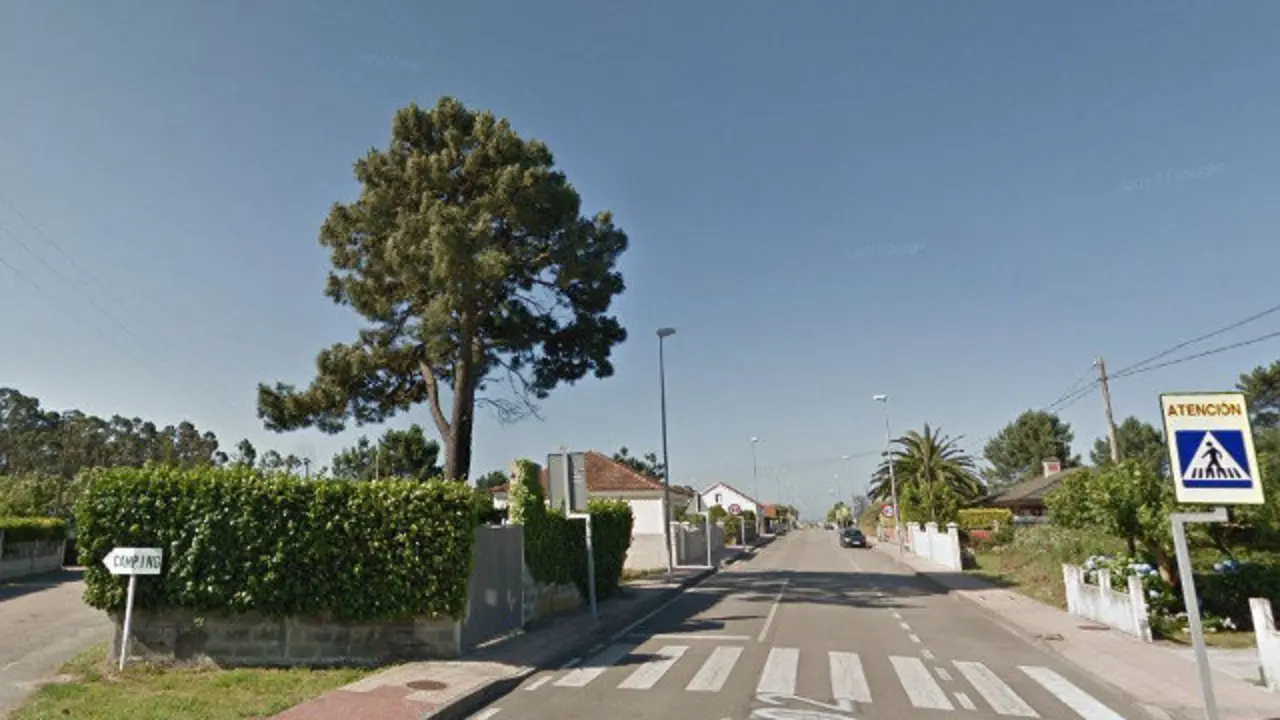 Barrio de As Aceñas, en A Illa. GOOGLE MAPS