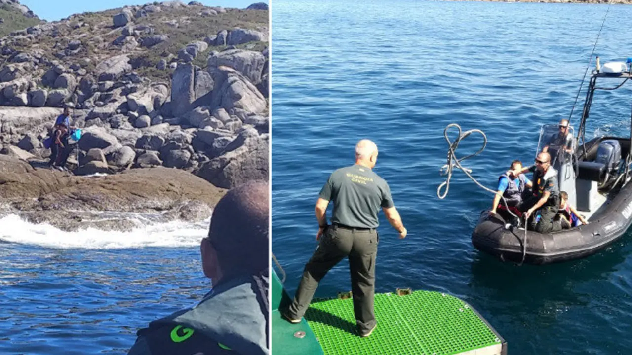 El rescate de Bueu GUARDIA CIVIL