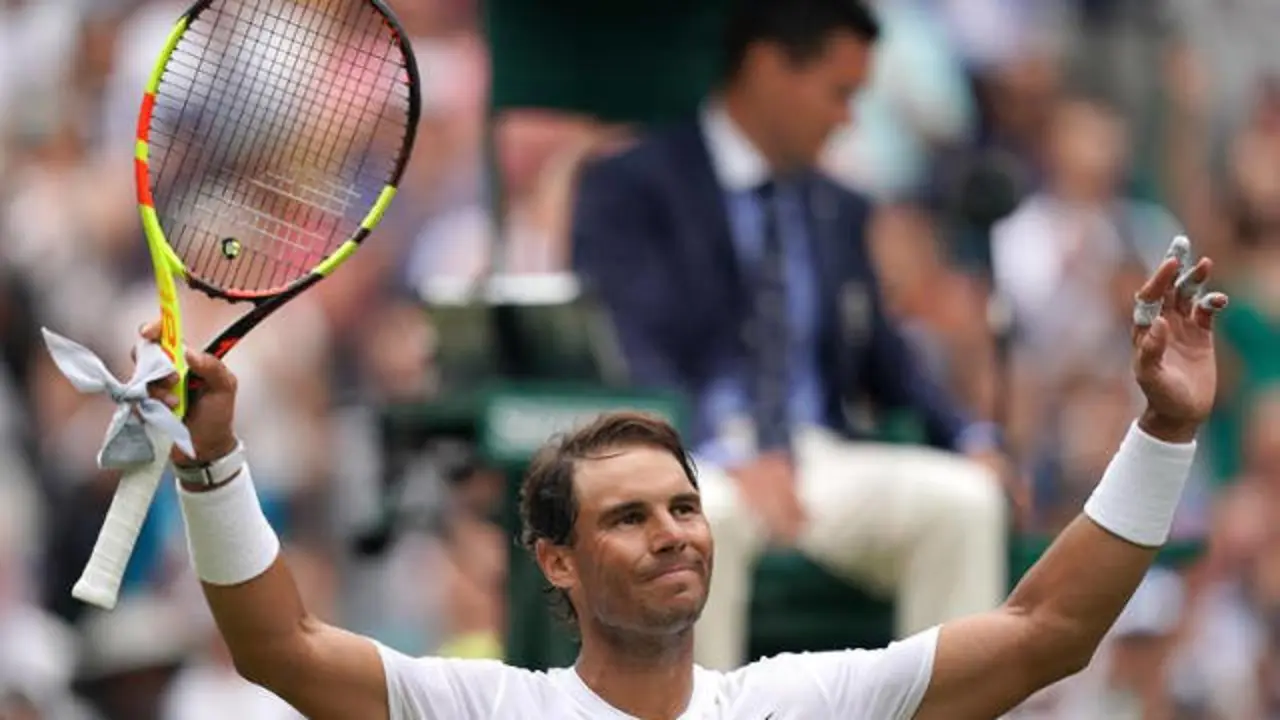 Nadal, en Wimbledon. EFE