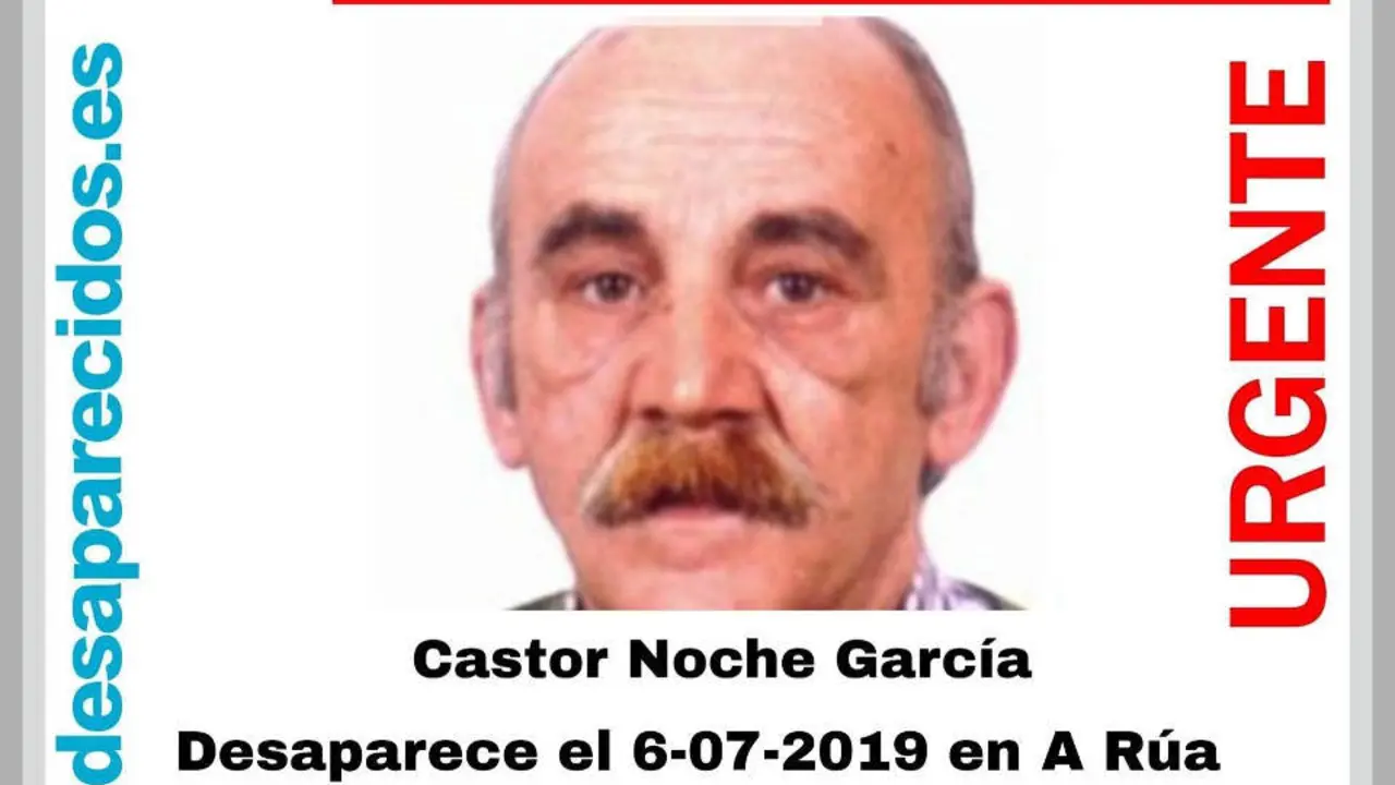 Desaparecido en A Rúa, en Ourense. TWITTER