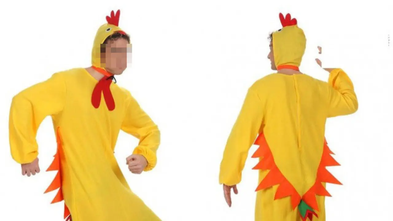 Un disfraz de pollo. EP