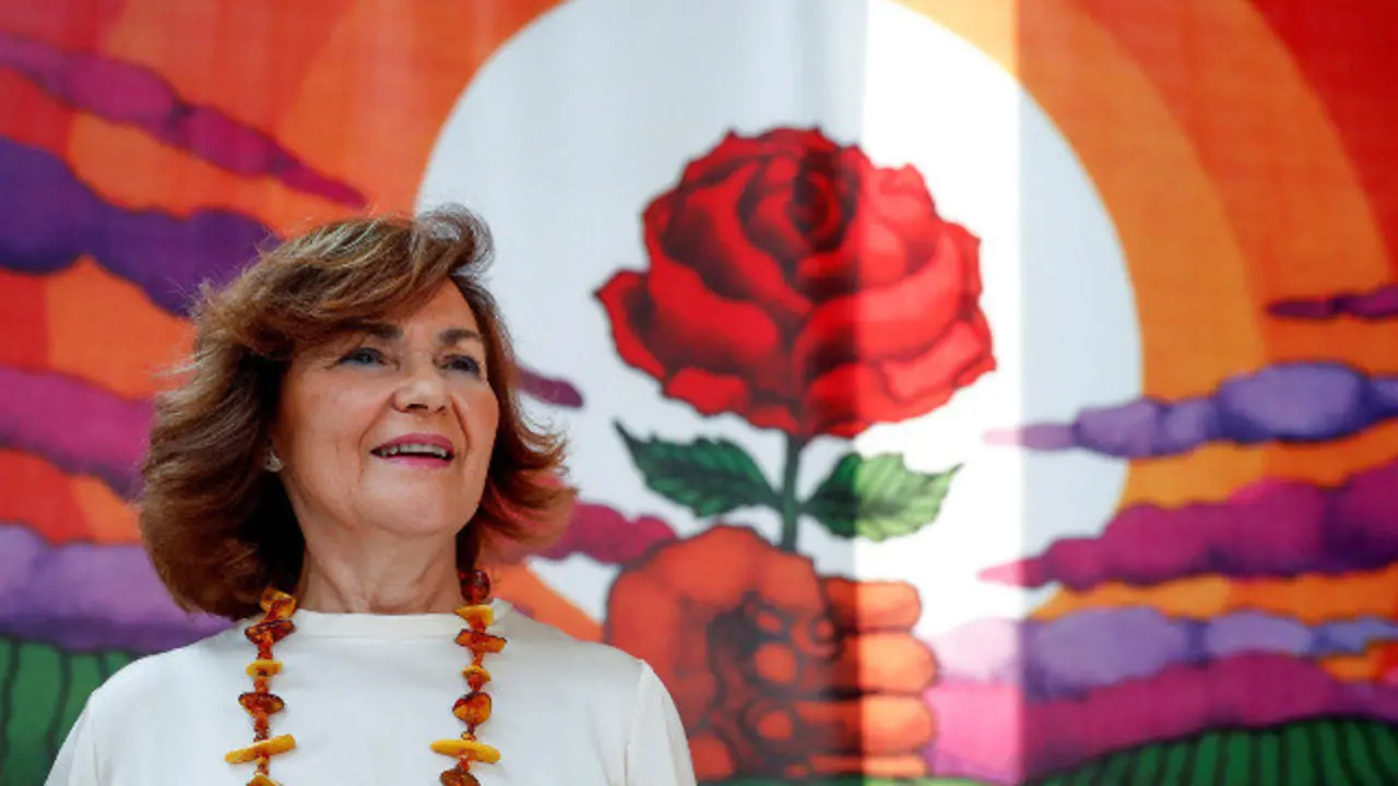 A secretaria de Igualdade da Executiva Federal e vicepresidenta do Goberno en funcións, Carmen Calvo. EMILIO NARANJO (EFE)