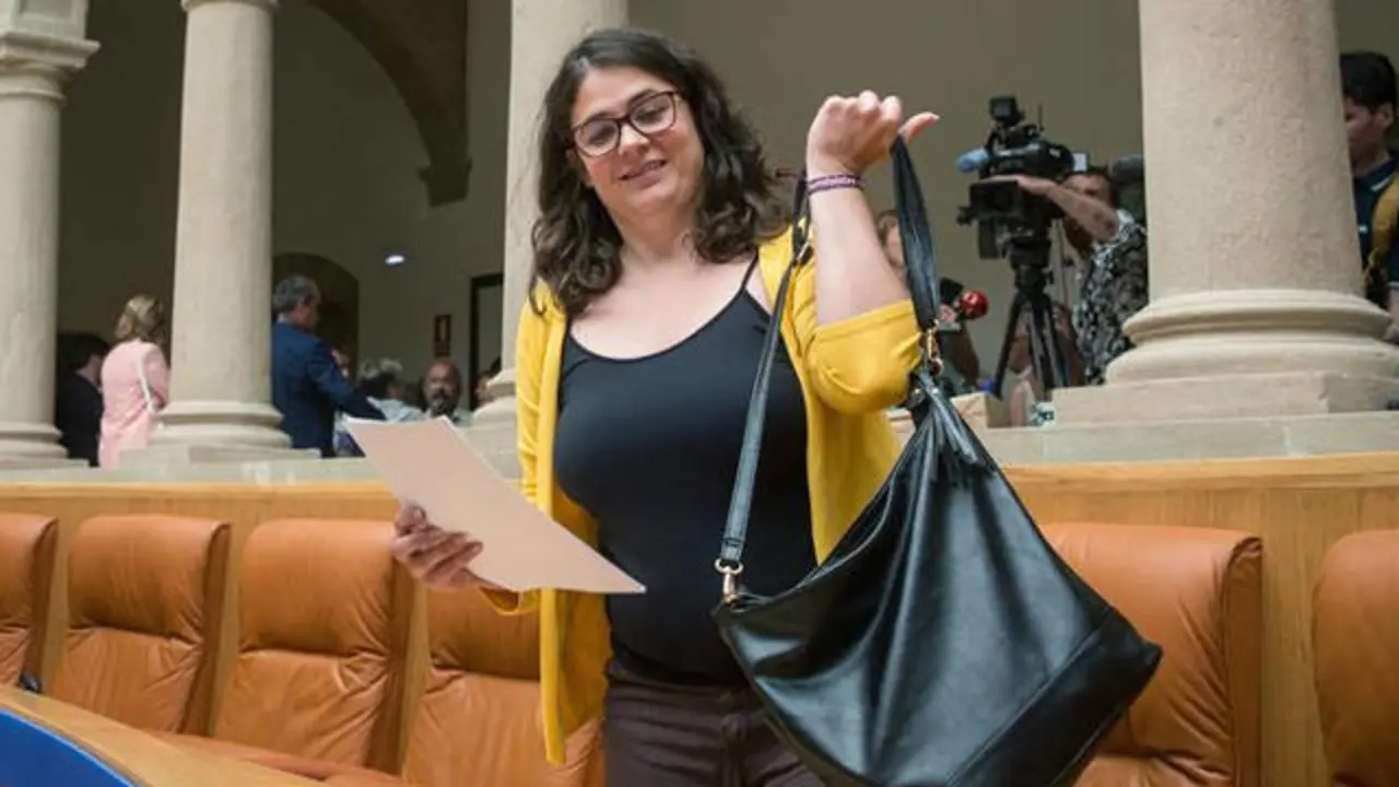 La diputada de Podemos en La Rioja, Raquel Romero. RAQUEL MANZANARES (EFE)
