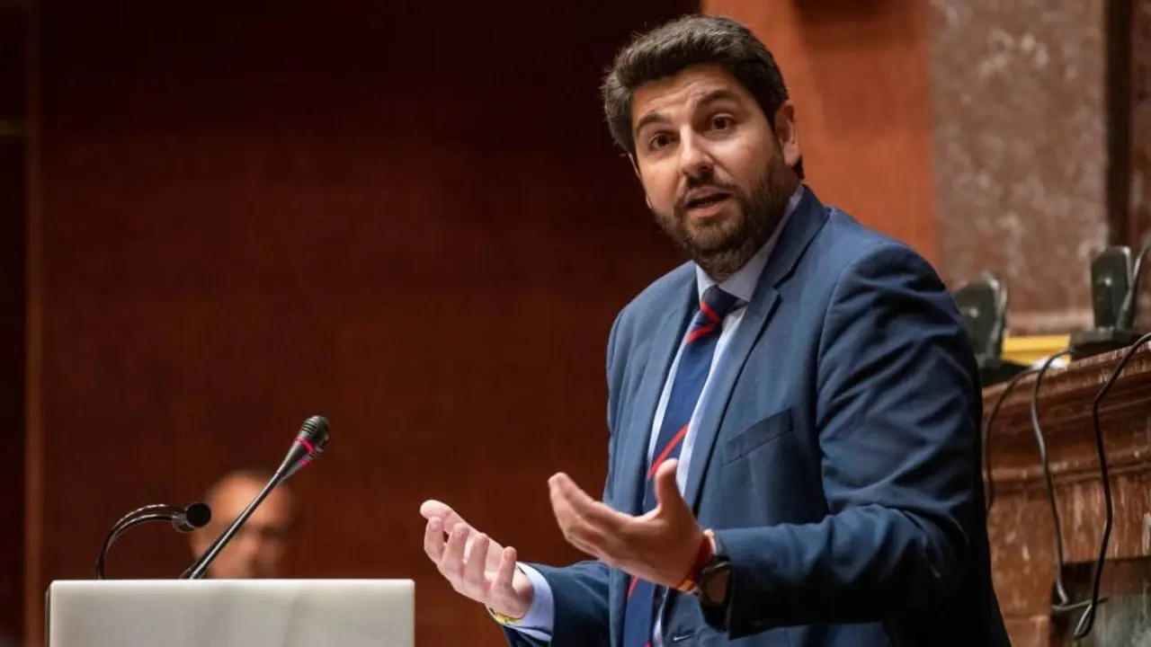 O candidato do PP á Presidencia de Murcia, Fernando López Miras. MARCIAL GUILLÉN (EFE)