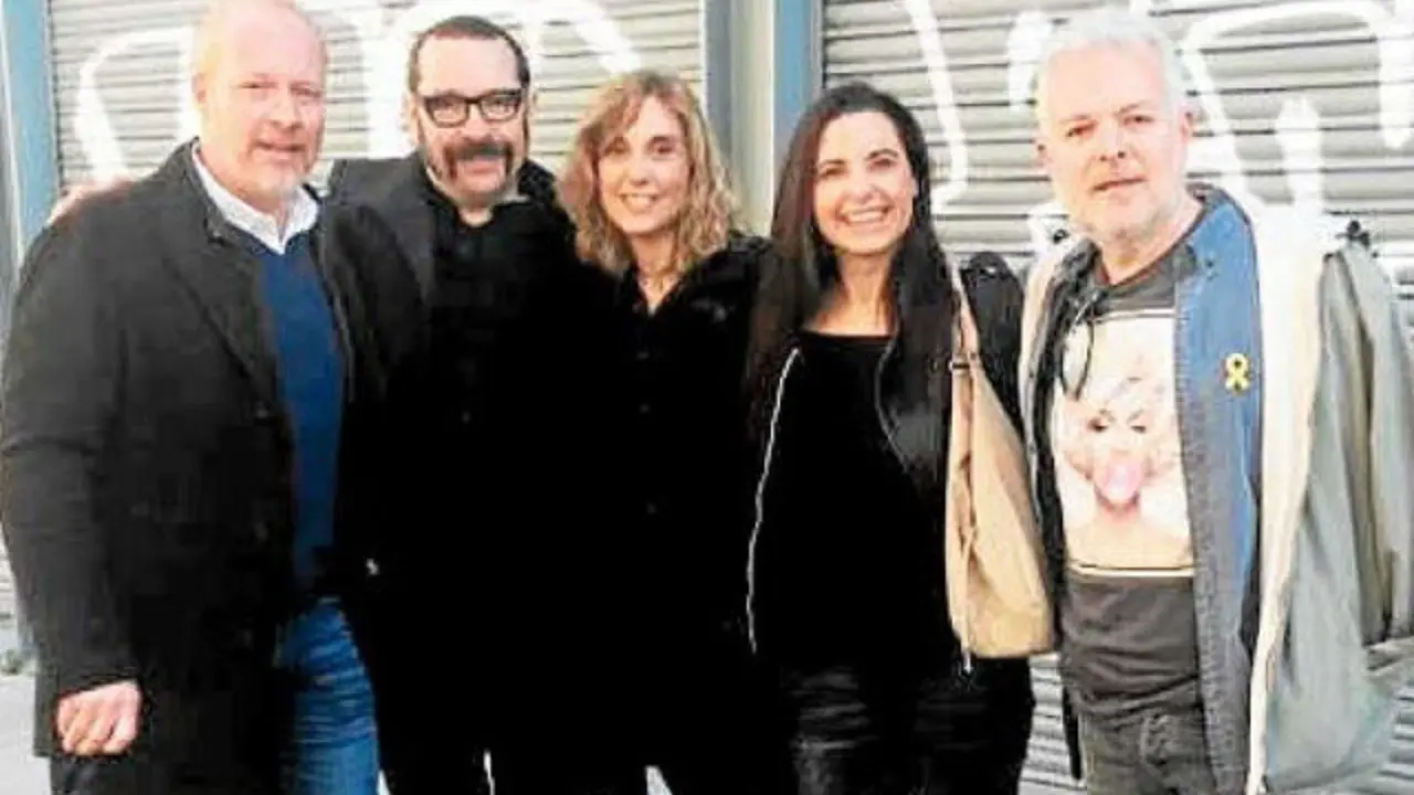 Los cinco integrantes del mítico grupo infantil Parchís, en la actualidad. EFE