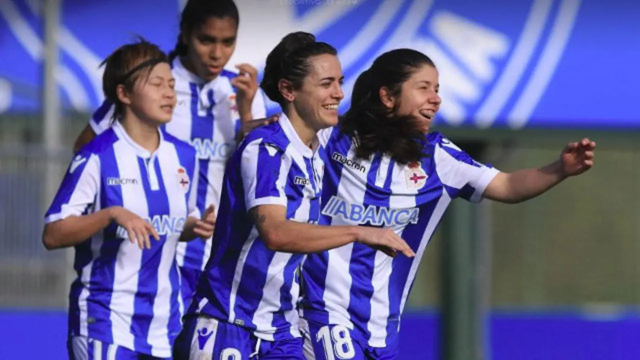 Jugadoras del Deportivo Abanca. TWITTER