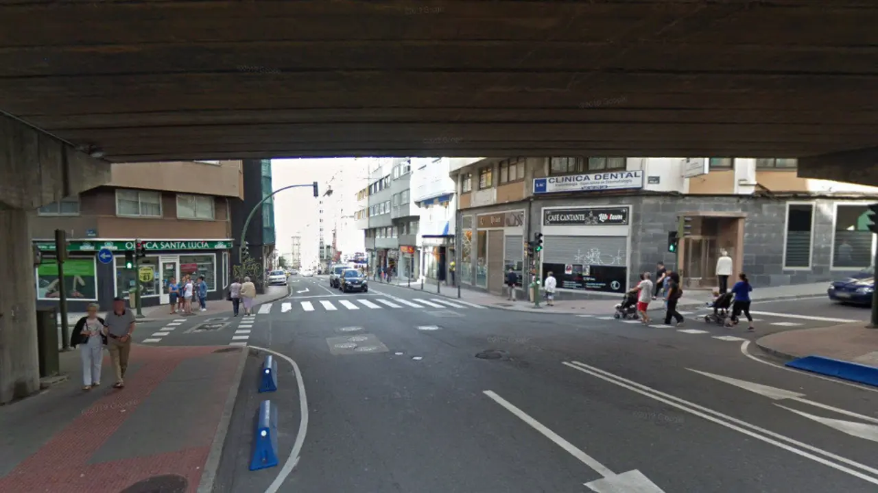 Punto en el que se produjo el atropello mortal. GSV