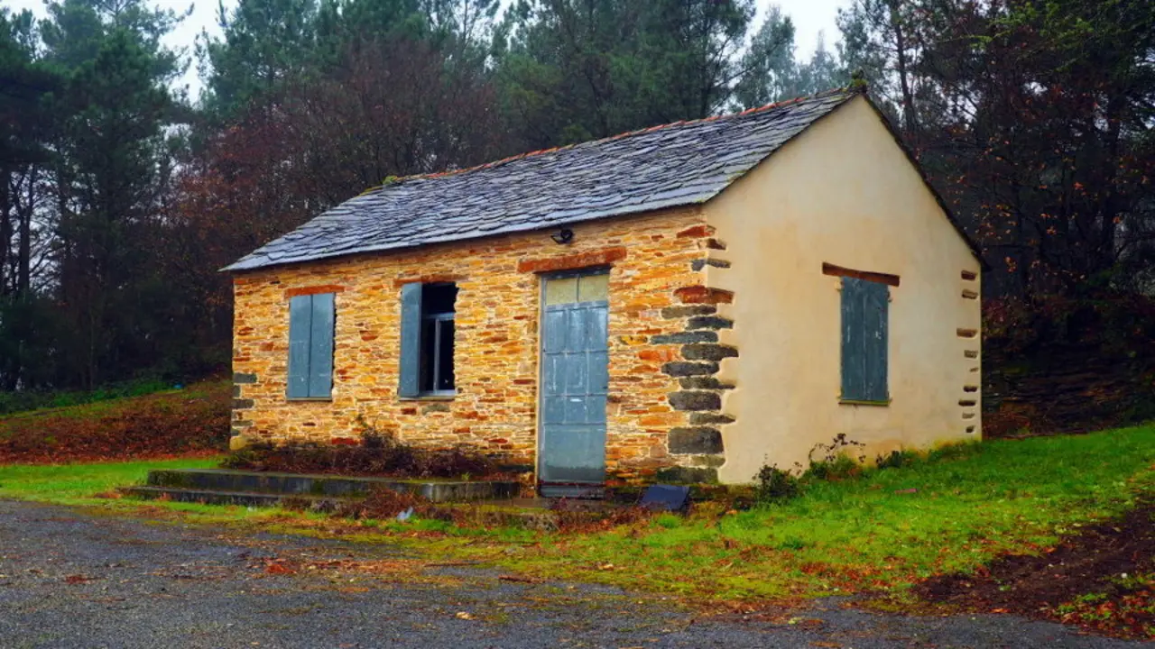 Imaxe dunha escola unitaria na provincia de Lugo. EP