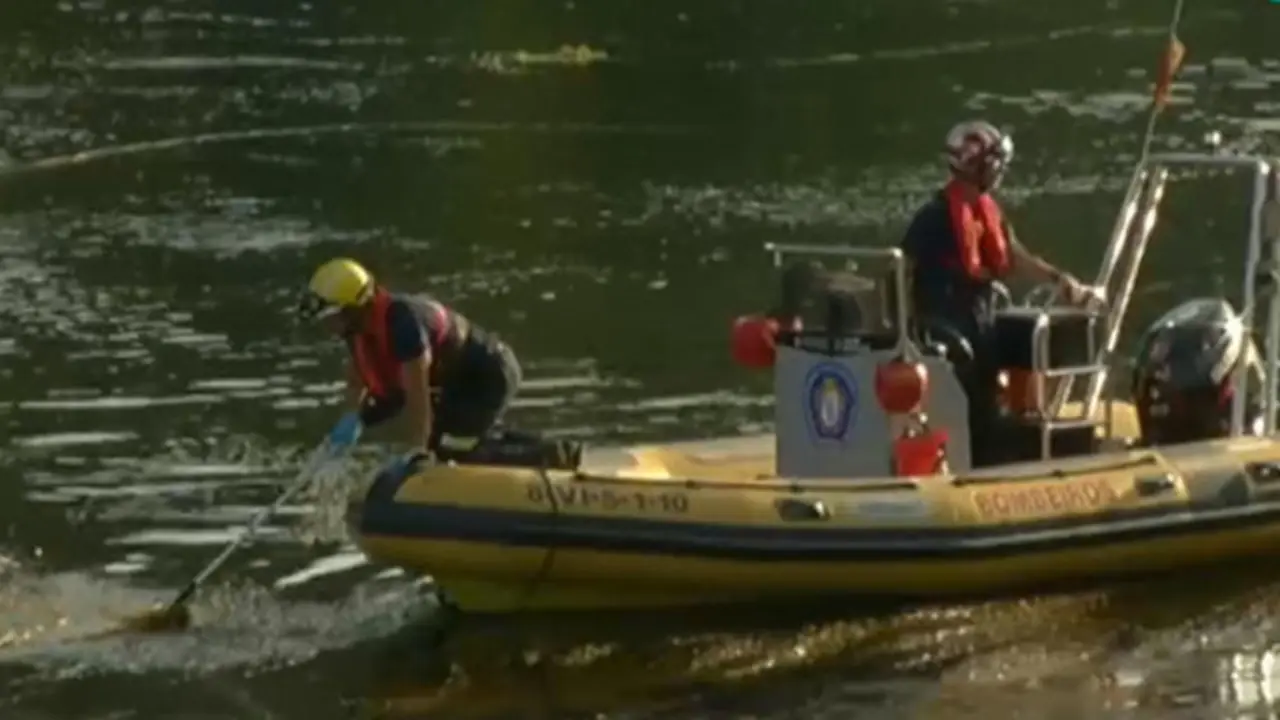 Trabajos de búsqueda del cuerpo. TVG