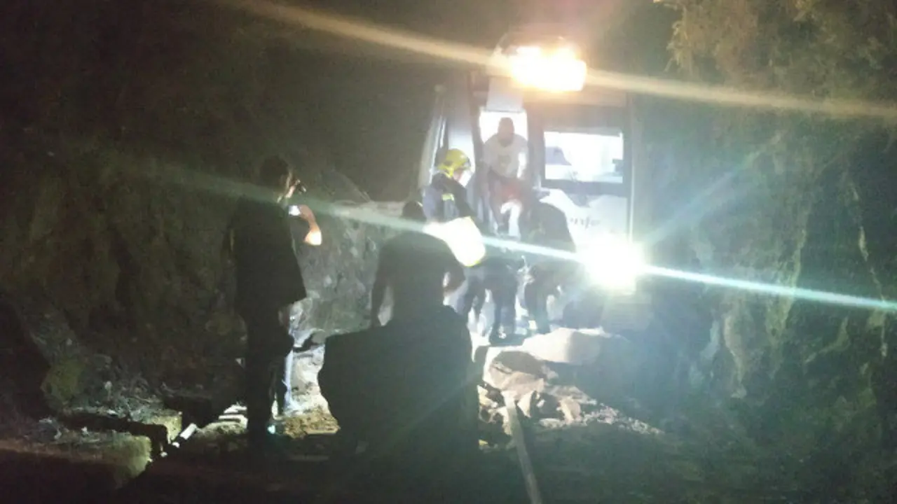 Descarrilamiento del tren Feve en Viveiro. EP