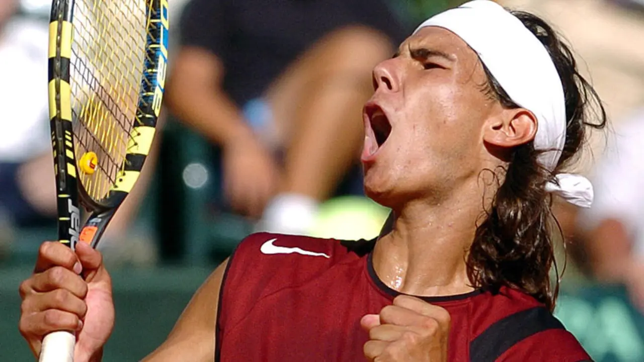 Rafa Nadal, en una imagen de 2004. ÑACO CAMPOS (EFE)