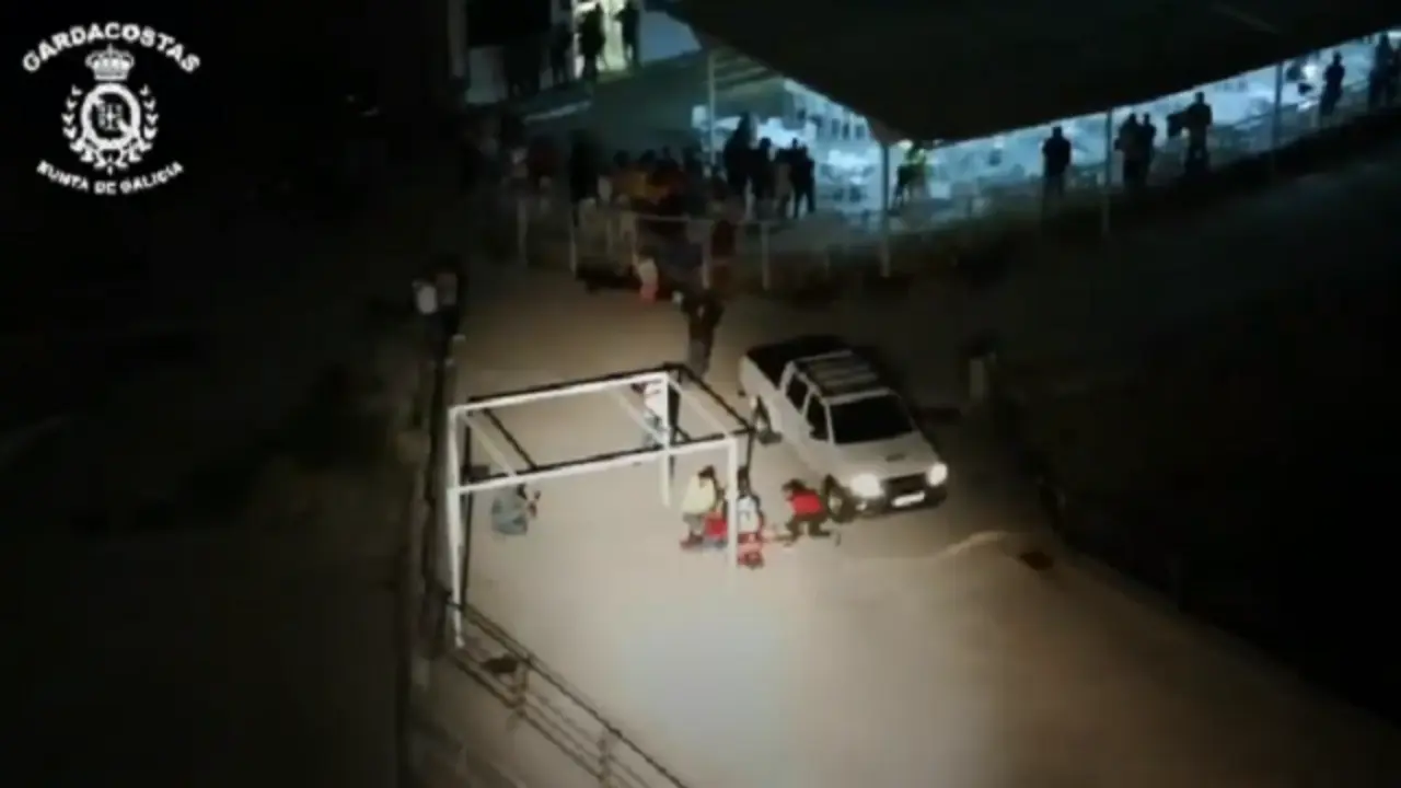 Imagen del rescate. TVG