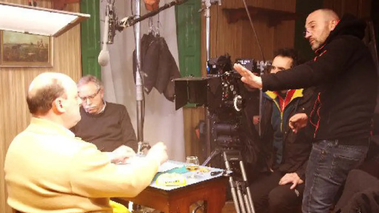 Rodaxe da película &#39;Longa noite&#39;, que lle valeu a Eloy Enciso para recibir o Boccalino d&#39;Oro. JAMY CORRAL