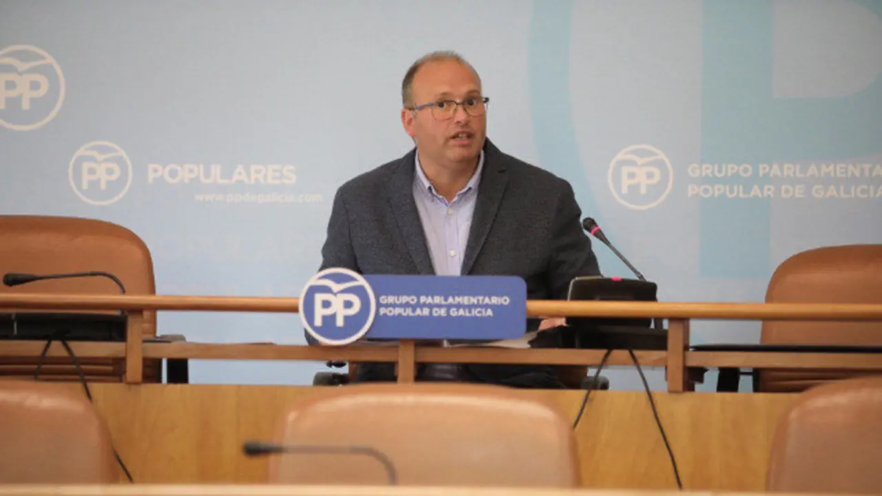 Miguel Tellado, en su comparecencia de este jueves. ÓSCAR CORRAL (EFE)