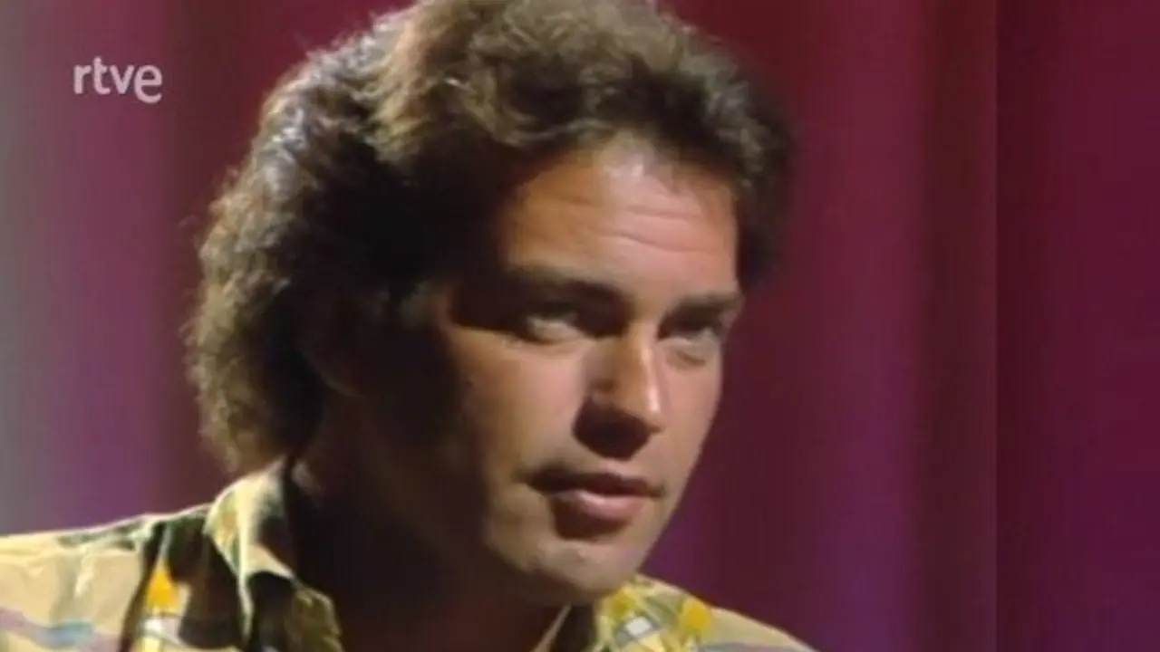 Bertín Osborne, en la entrevista de 1985. TVE