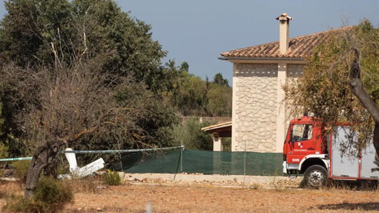 Zona en la que se hallaron restos del accidente. EFE
