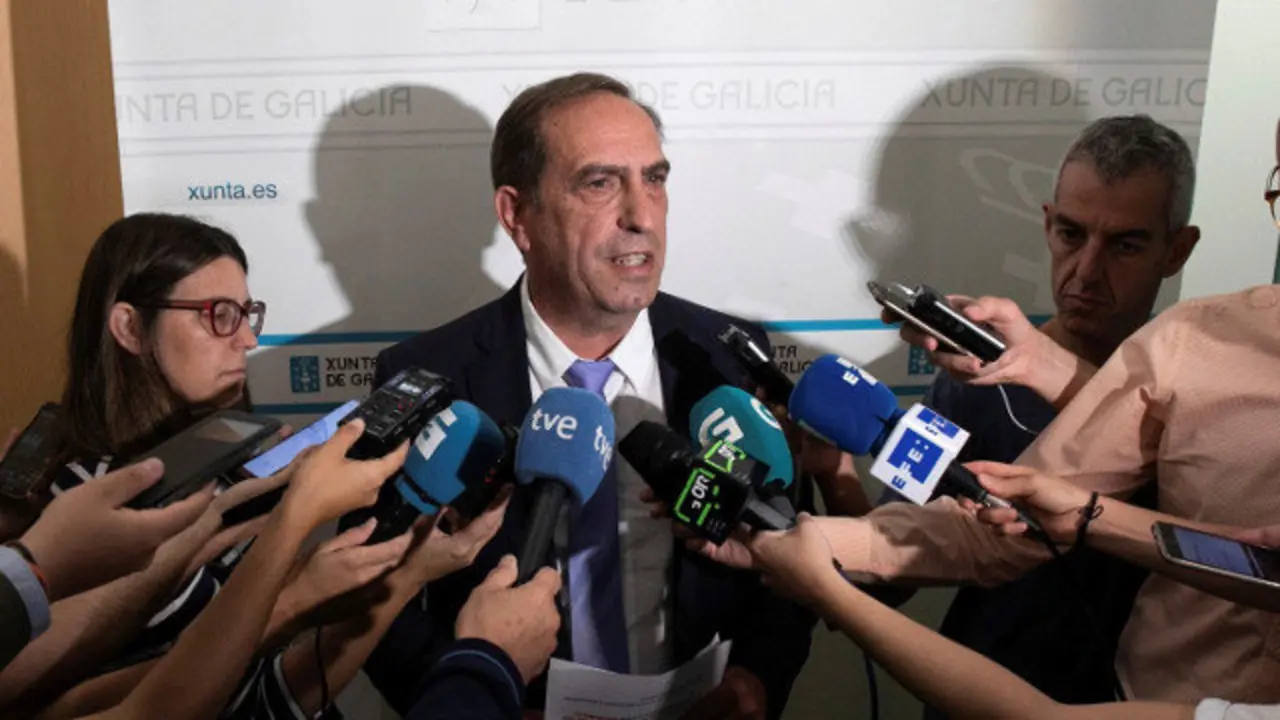 O conselleiro de Facenda da Xunta de Galicia, Valeriano Martínez. ÓSCAR CORRAL (EFE)