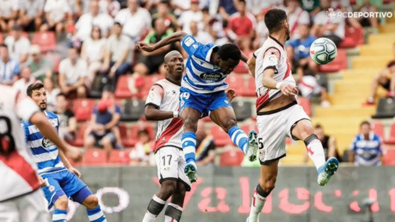 Imagen del partido. TWITTER (@RCDeportivo)