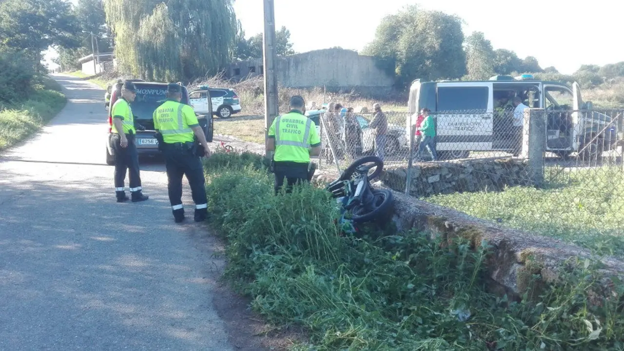 Lugar del trágico accidente. EP