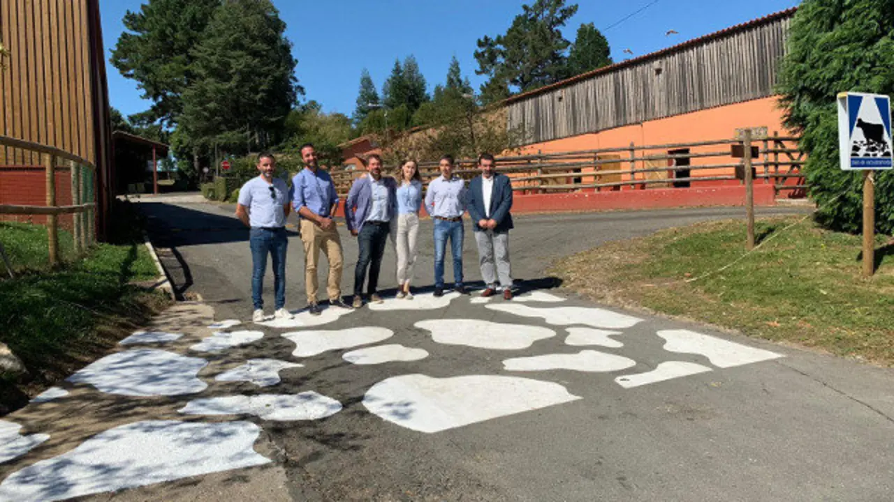 Uno de los pasos de vaca. EP