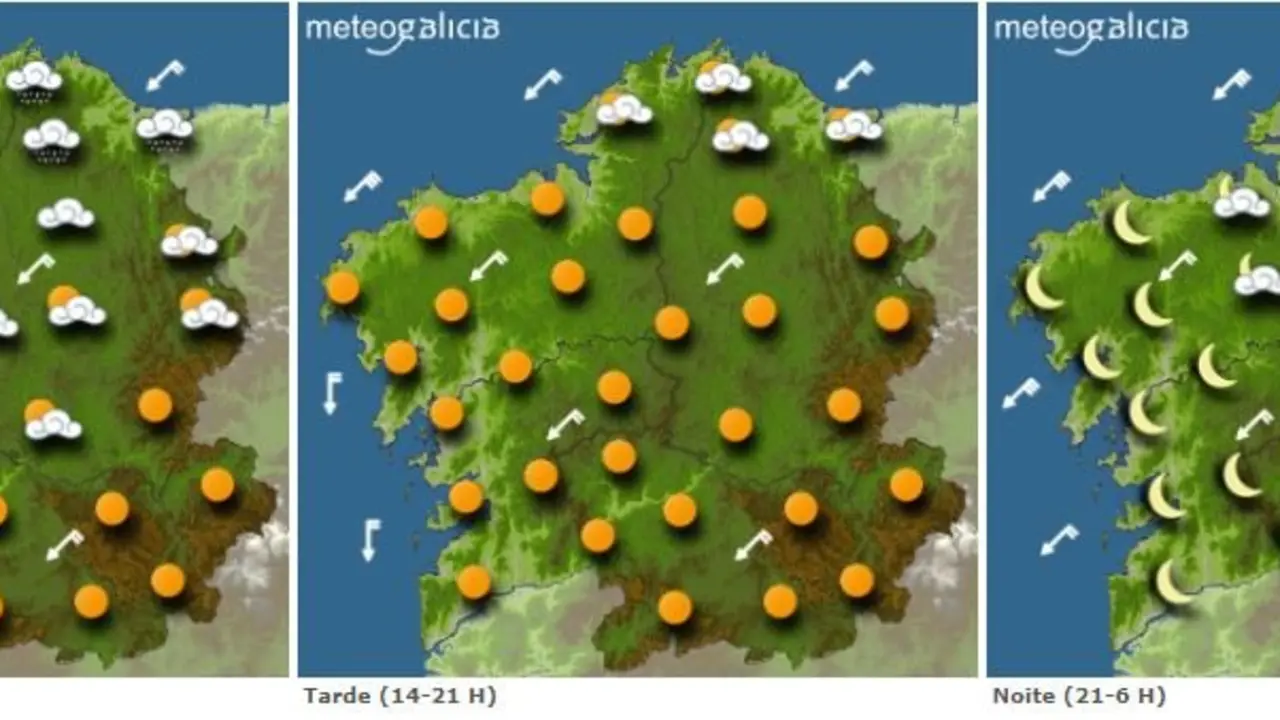 Previsi&oacute;n para este jueves. METEOGALICIA