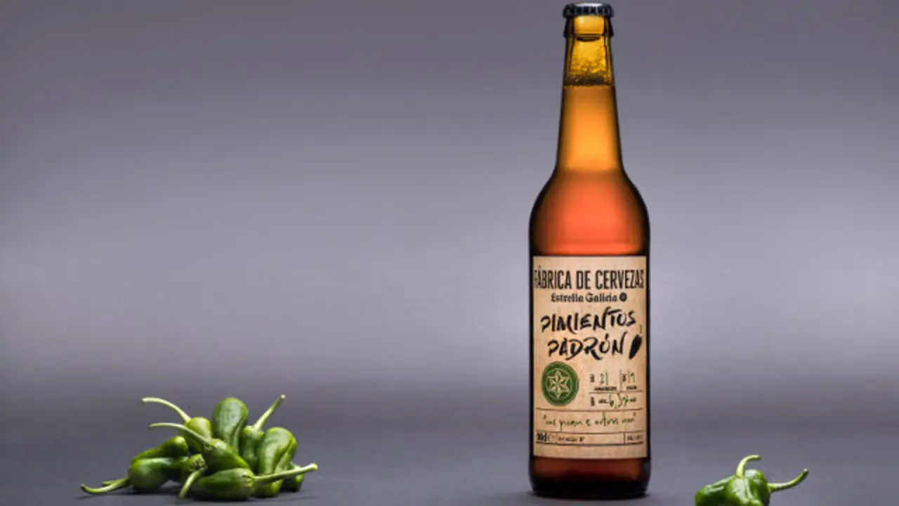 Estrella Galicia de pimientos de Padrón. EP