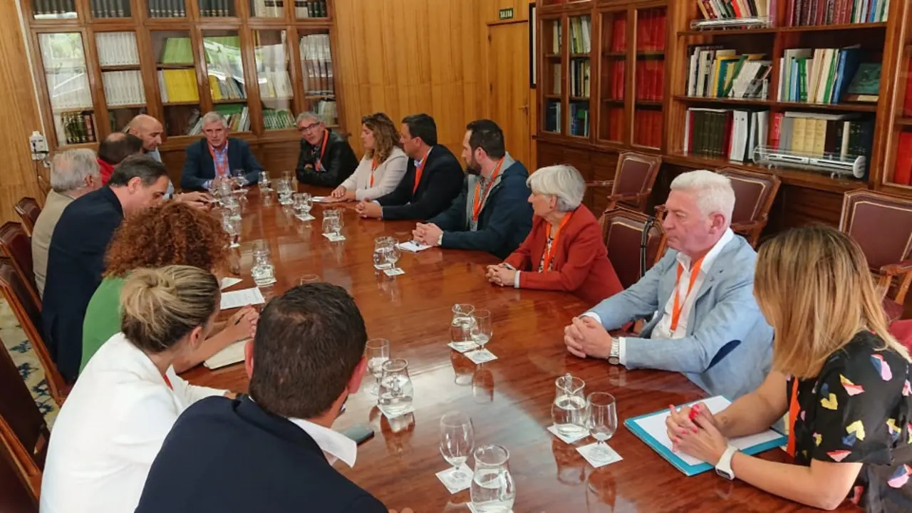 Reunión en la sede del Ministerio para la Transición Ecológica sobre el futuro de la central de As Pontes. EP