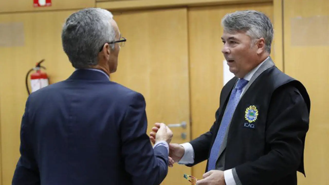 Uno de los abogados de los miembros de La Manada. JUAN HERRERO