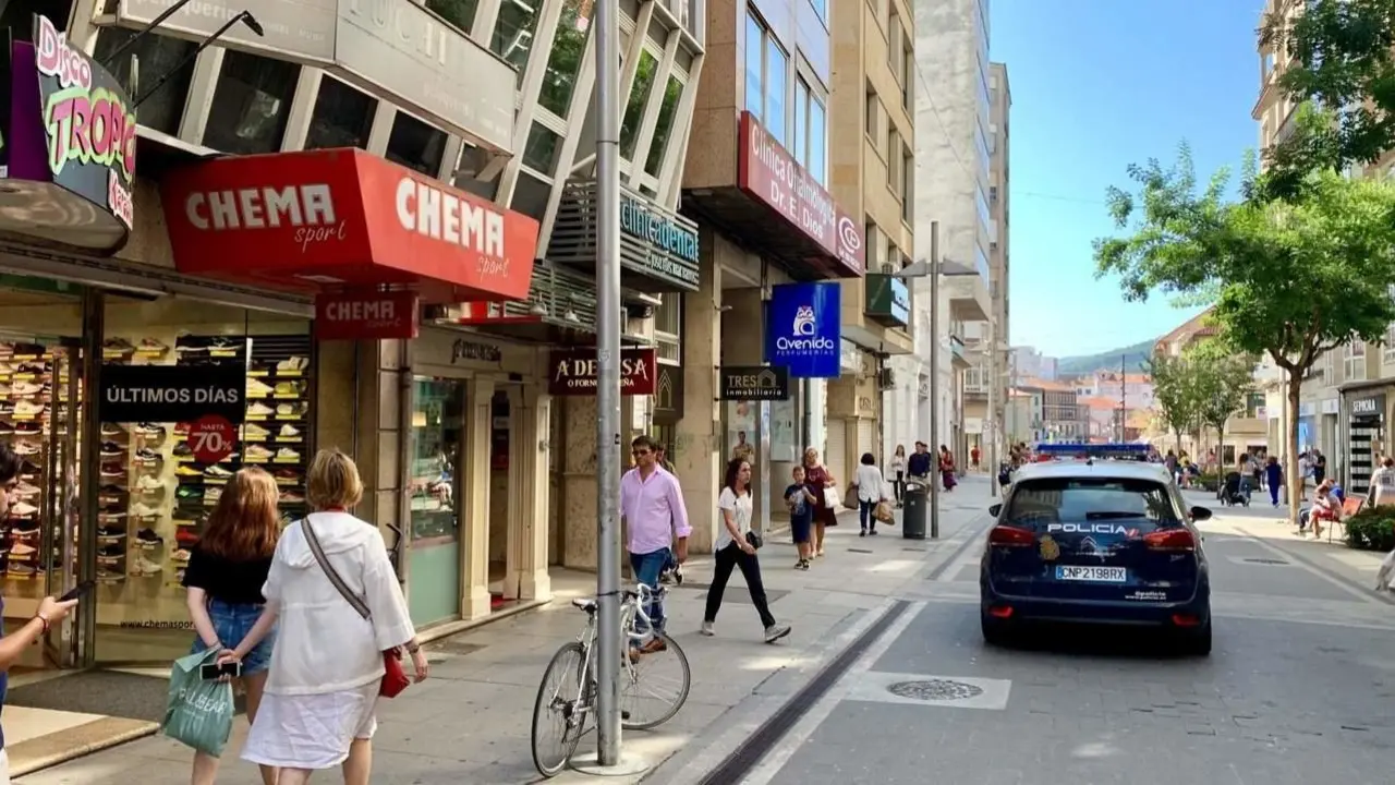 Zona donde se produjo el enfrentamiento con un peregrino alemán. RAFA FARIÑA