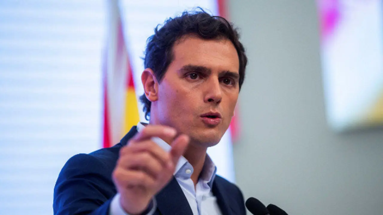 O líder de Cs, Albert Rivera. RODRIGO JIMÉNEZ (EFE)