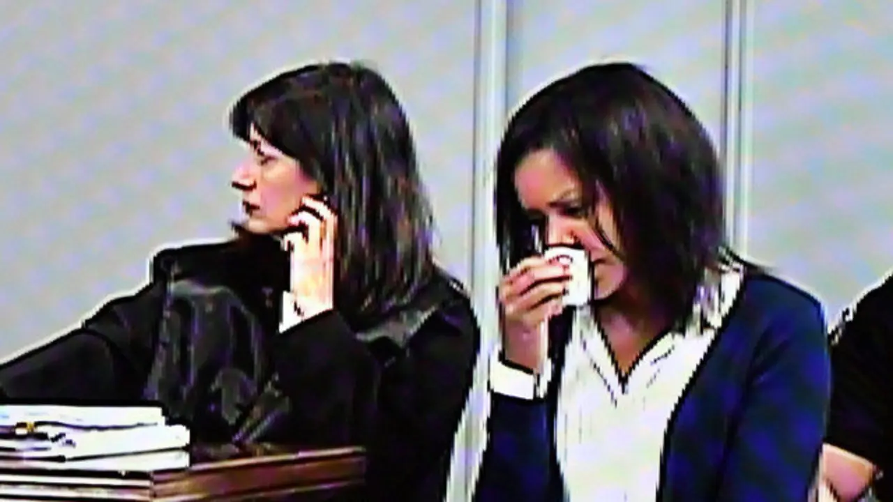 Ana Julia Quezada na sesión final do xuízo. CARLOS BARBA (EFE)