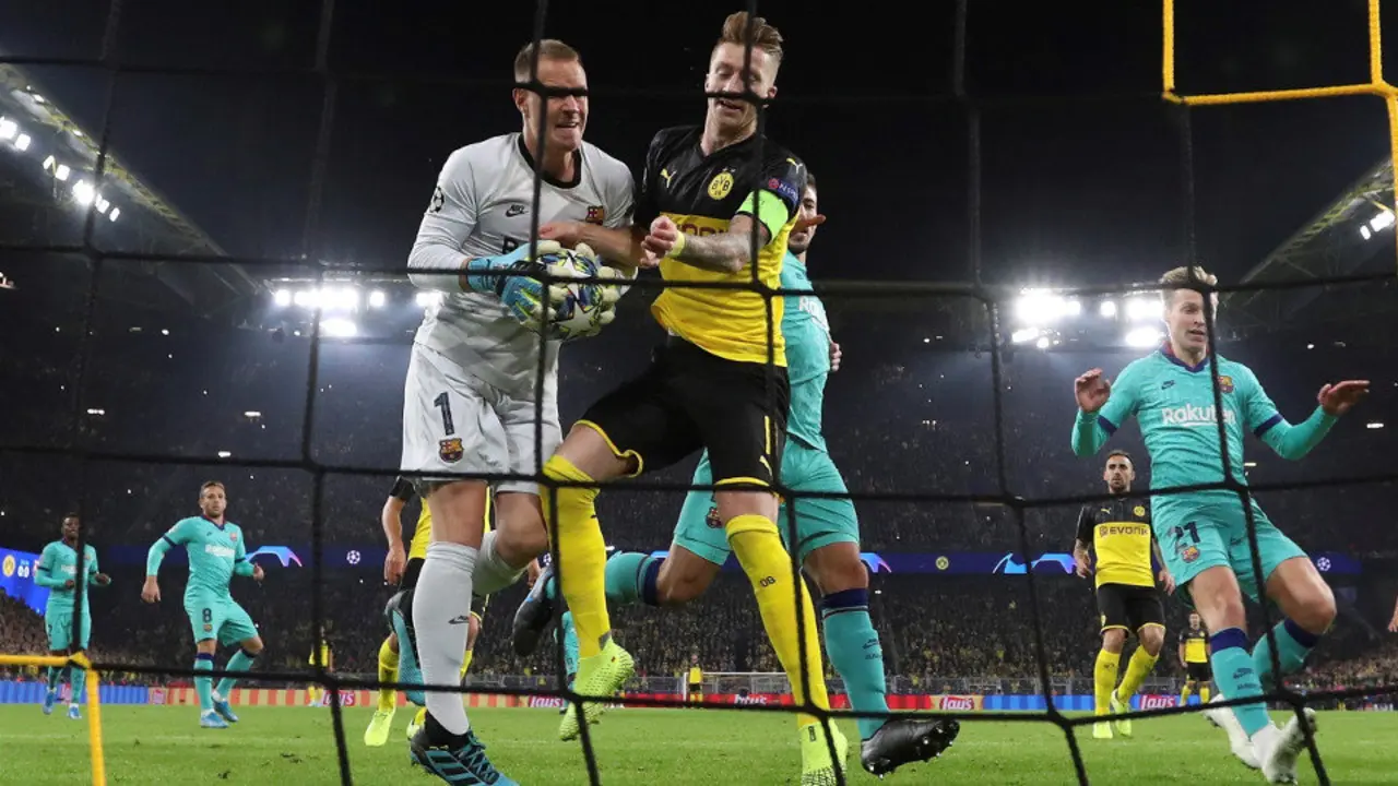 Ter Stegen fue el salvador del Barcelona.FRIEDEMANN VOGEL