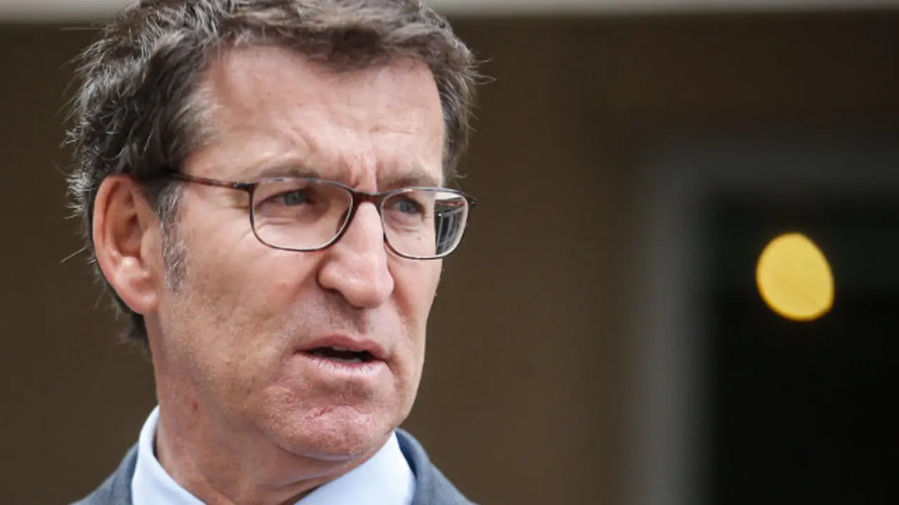 Alberto Núñez Feijóo, en Arxentina. JUAN IGNACIO RONCORONI (Efe)