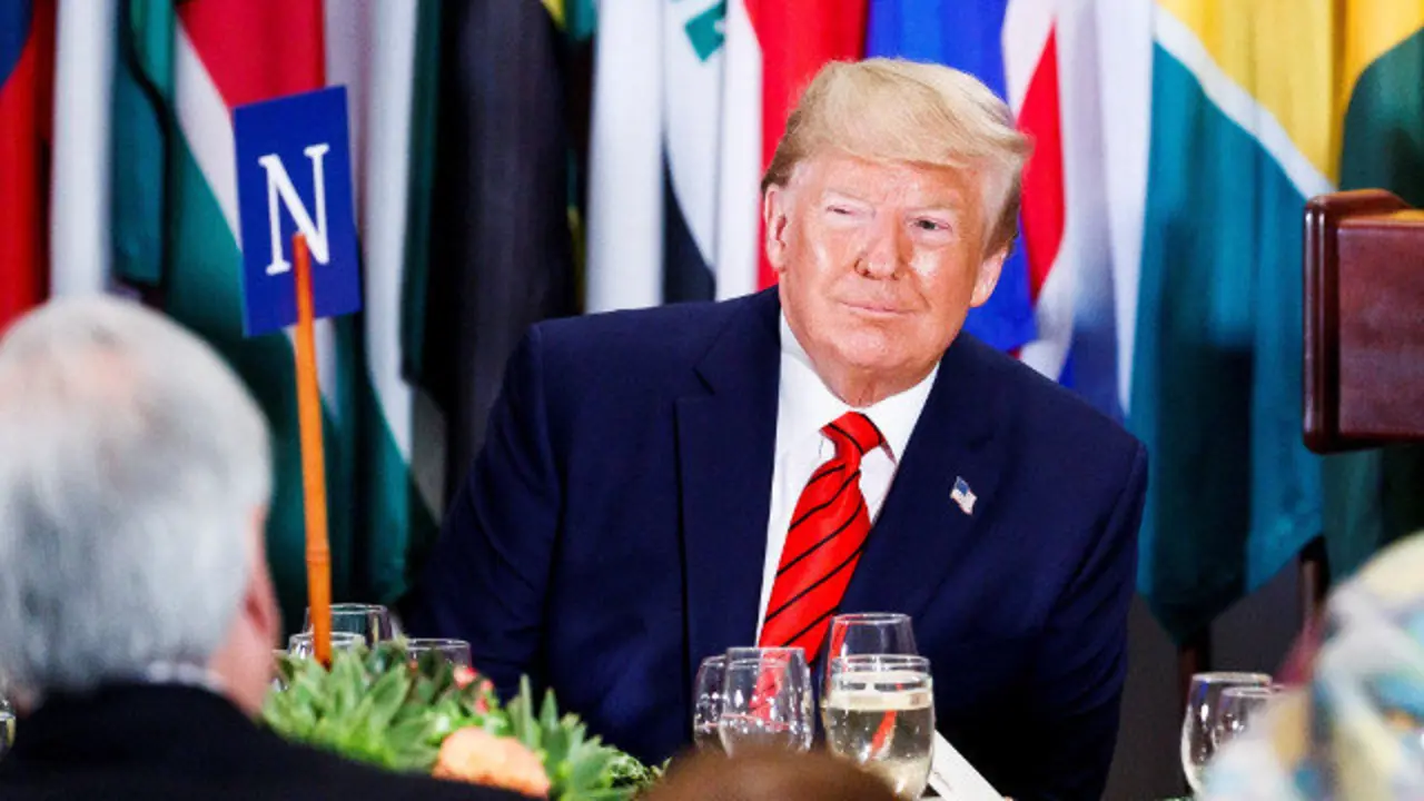 Donald Trump, este martes en Nueva York. EFE