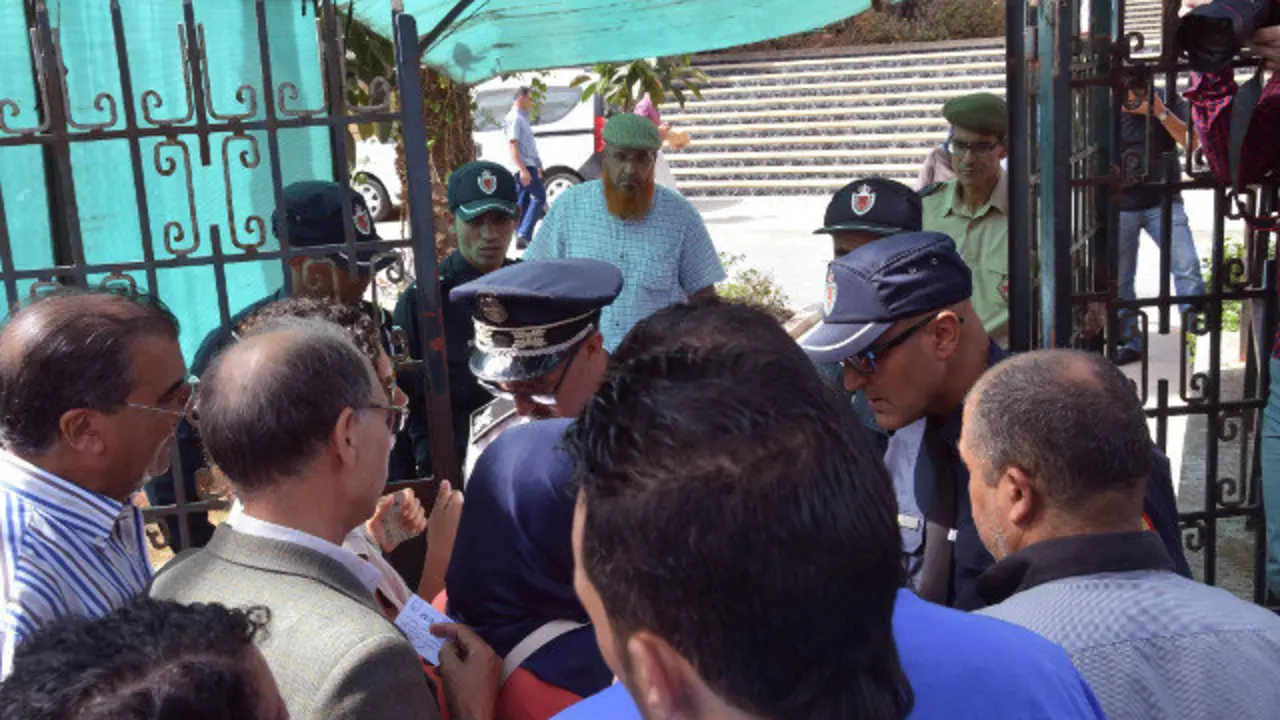 Exterior del Tribunal de Primera Instancia de Rabat. EFE