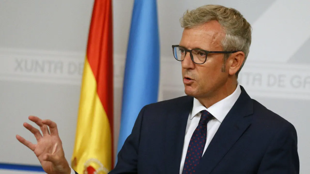 El vicepresidente de la Xunta, Alfonso Rueda. LAVANDEIRA JR. (EFE)
