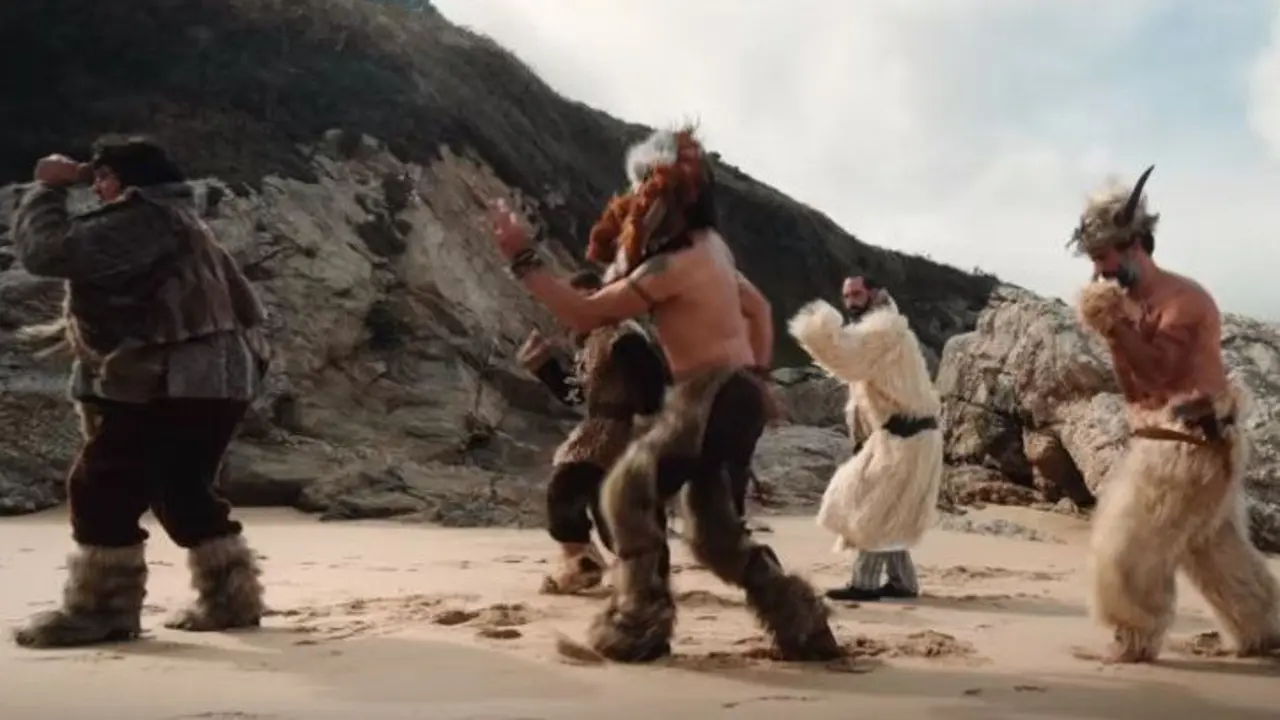 Captura do videoclip de &#39;Esquimales&#39;. YOUTUBE