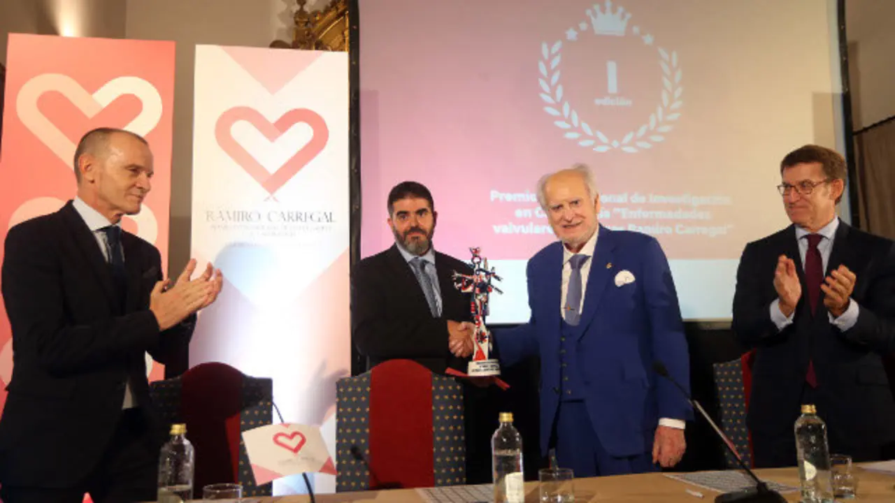 Entrega do Premio Internacional de Investigación en Cardioloxía Ramiro Carregal. EP