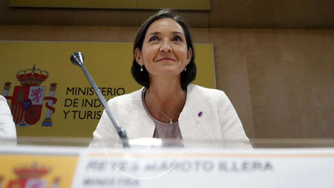 A ministra de Industria, Comercio e Turismo en funcións, Reyes Maroto. EFE
