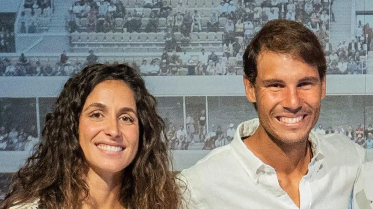 Xisca Perelló y Rafa Nadal. EFE