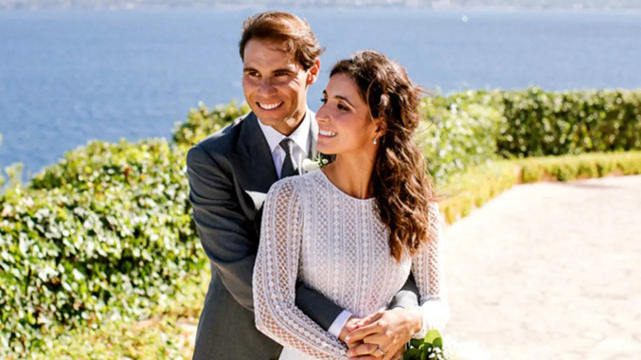 Rafa Nadal y Xisca Perelló, en una de las imágenes publicadas. FUNDACIÓN RAFA NADAL © (2)